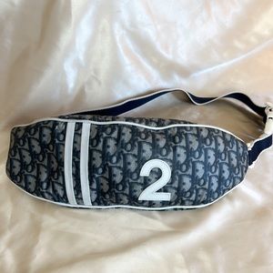 RARE Dior Trotter Bum Body Bag in Navy Blue